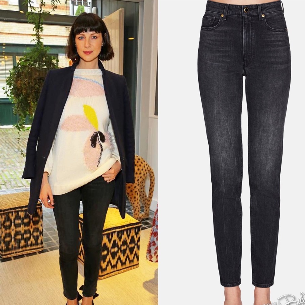 COPY - Khaite Vanessa Jeans in Faded Black